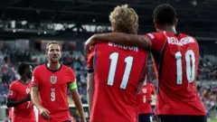 英格兰7-0狂胜克罗地亚 贝林厄姆获评全场最佳